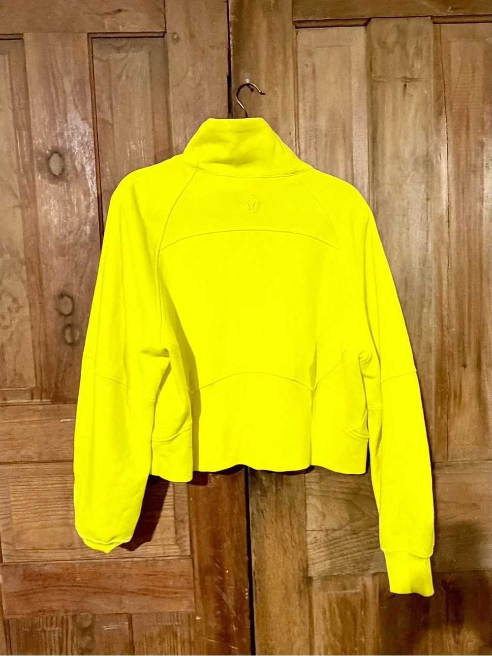 Lululemon – Scuba Oversized Funnel Neck Half Zip Pullover – Sonic Yellow – M/L